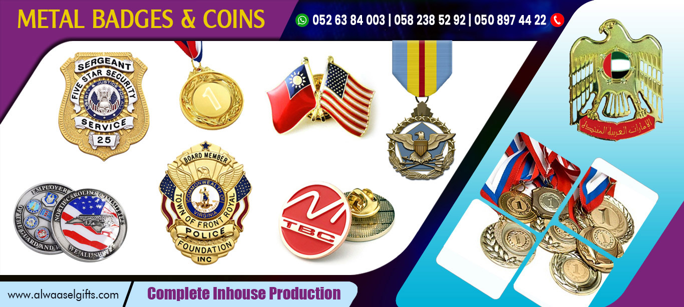 Metal, Pin Bages and Coins